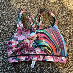 Lululemon energy bra Rainbow